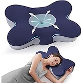 FAIORD Cervical Neck Pillow for Pain Relief, Cooling Excellent Support Side Sleeper Pillow for Adults, Ergonomic Memory Foam Pillows for Sleeping, Contour Neck Pillow for Side Back Stomach Sleepers