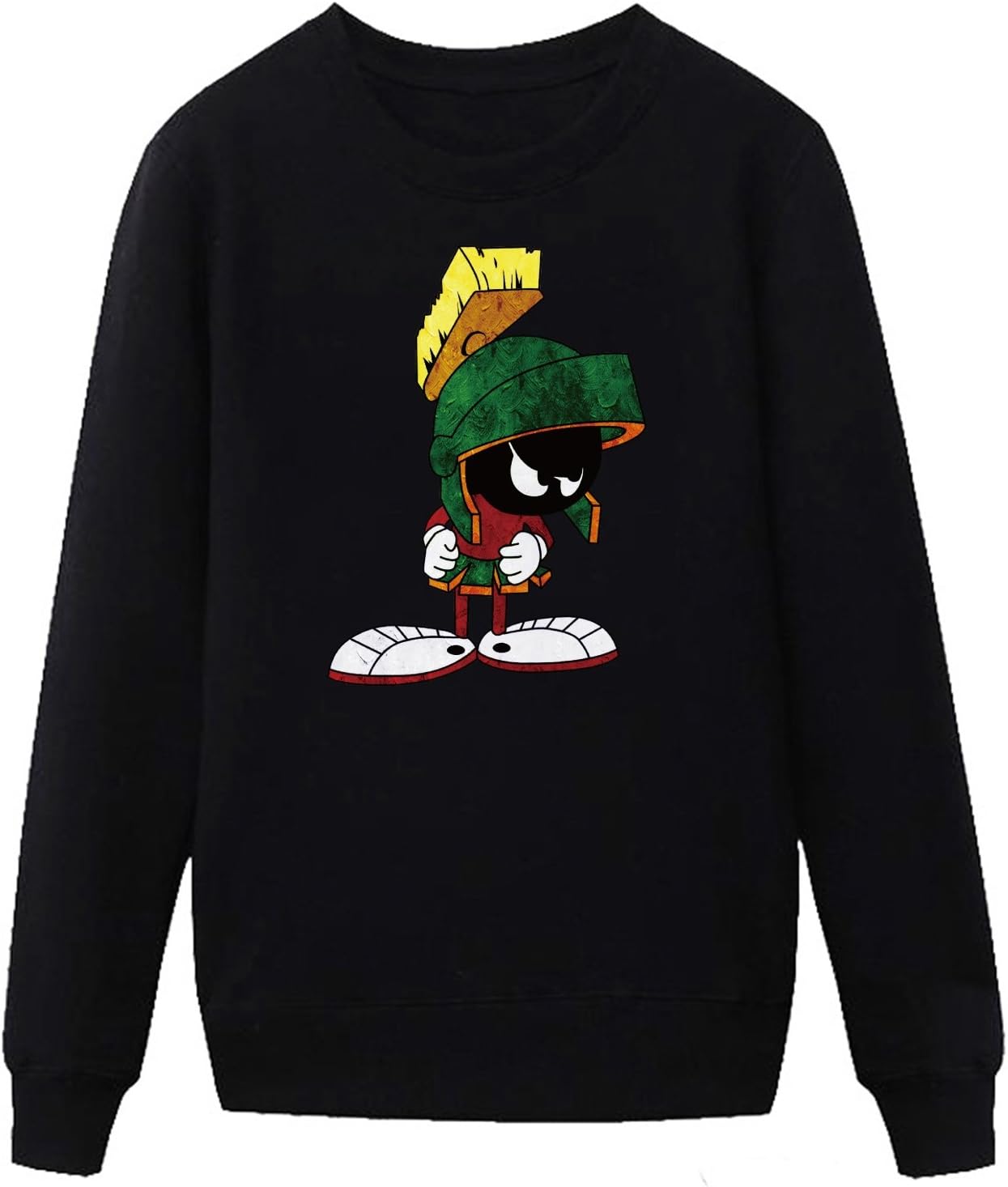 Jiuhe Men's 2015 Movie Marvin the Martian Quotes Crewneck Sweatshirt