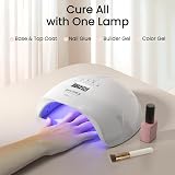 NAILGIRLS 150W UV LED Nail Lamp 4 Timer Auto Sensor Detachable Base Gel Dryer view 2