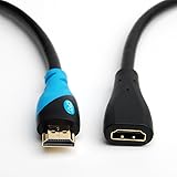 CPO HDMI Extension Cable, V1.4, Gold Plated - Black and Blue (3 Metre)