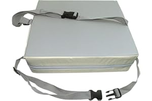 Sunmall Dining Chair Heightening Cushion Portable Dismountable Adjustable Highchair Booster for Baby Toddler Kids Infant Washable Thick Chair Seat Pad Mat Gray