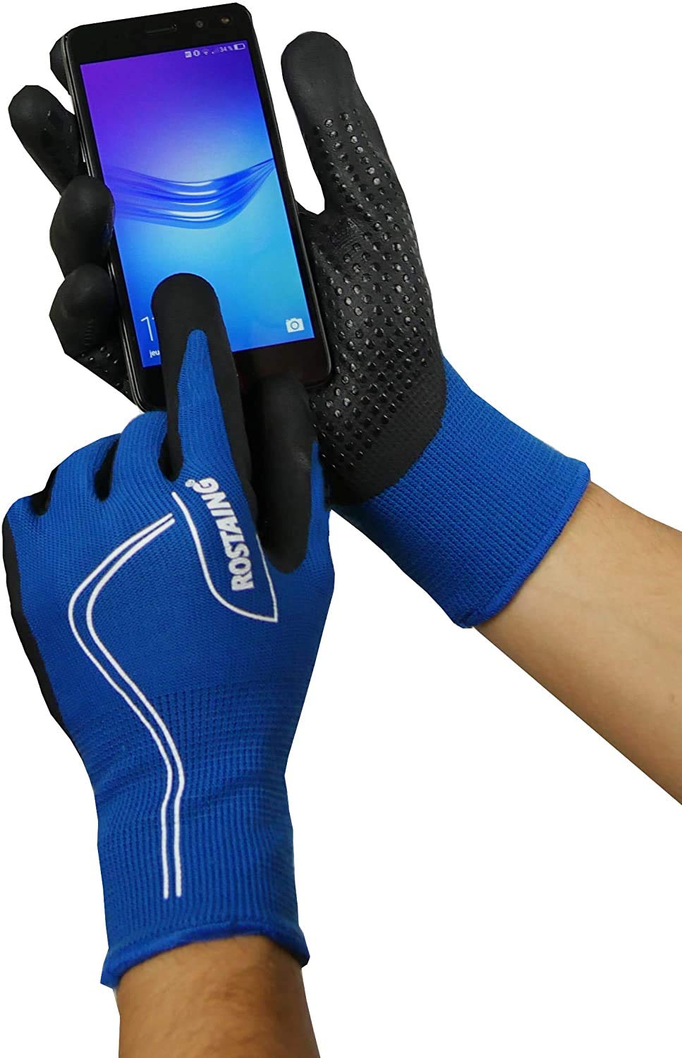 Rostaing Active Canada Gloves, Ocean Blue, 11 / XXL