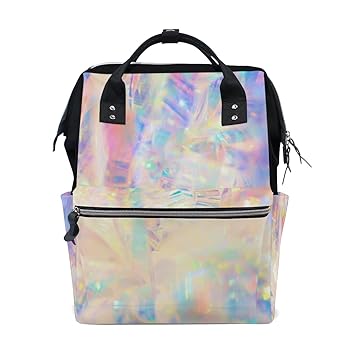 iridescent backpack amazon