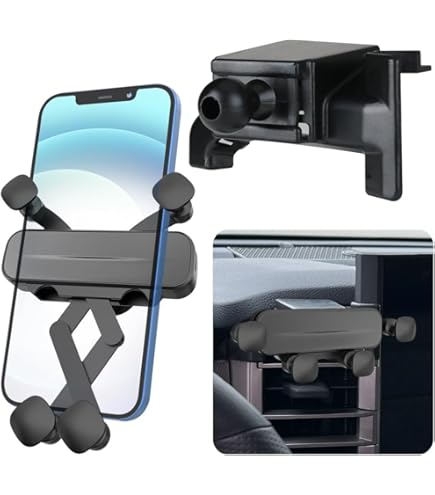 Coleya To*yota RAV4 2019-2022 Elektrische mobiele telefoonhouder, accessoires voor To*yota RAV4 XA50, 360 graden draaibaar, compatibel met alle smartphones