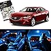 Partsam 2014-2016 Mazda 6 Ice Blue Interior LED Package Kit + License Plate Light (11 Pieces)