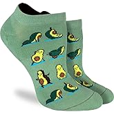 Good Luck Sock Women's Avocado Yoga Ankle Socks, Adult