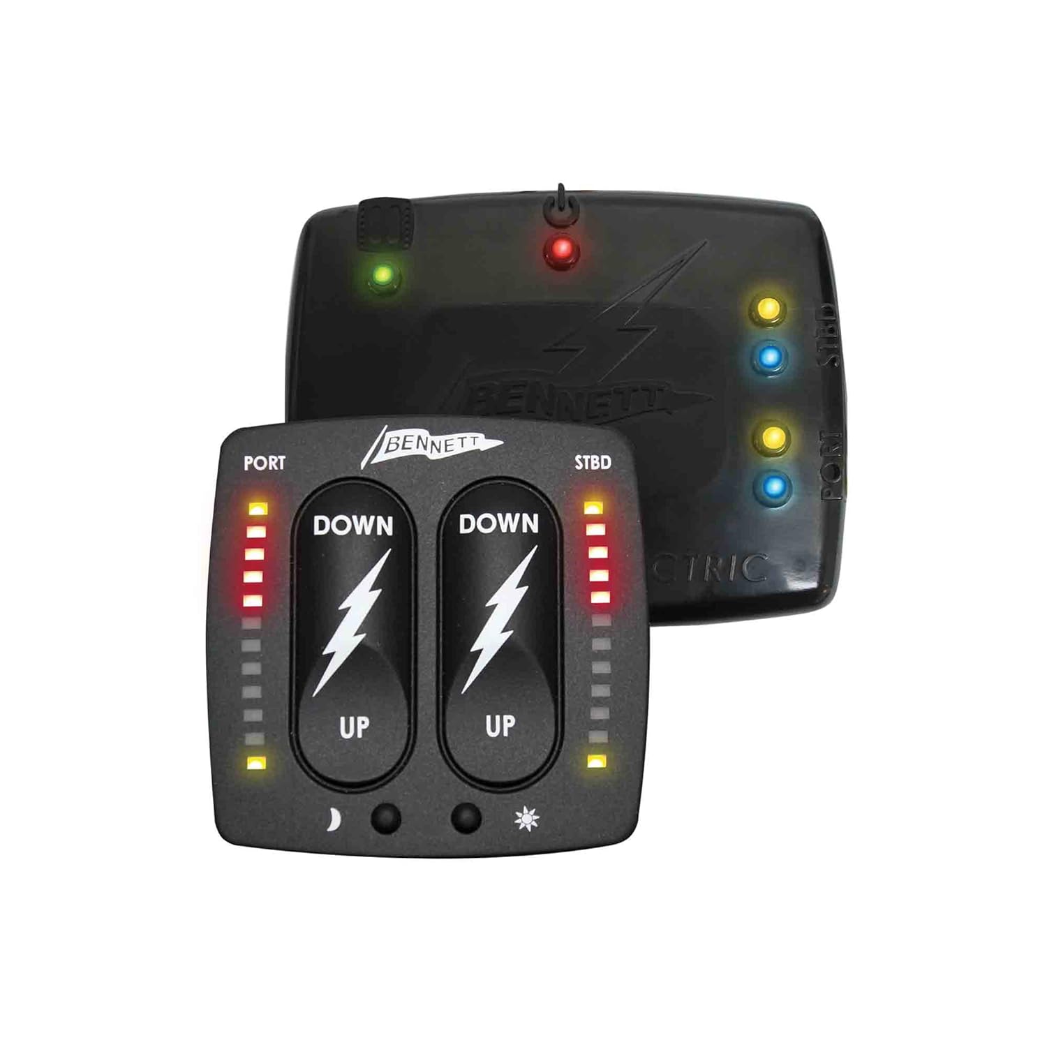 Amazon.com : Bennett Complete Kit Bolt Electric Trim Tab (BOLT129)  w/Indication Control (BCI8000), 12" x 9" - BC 4322 : Sports & Outdoors