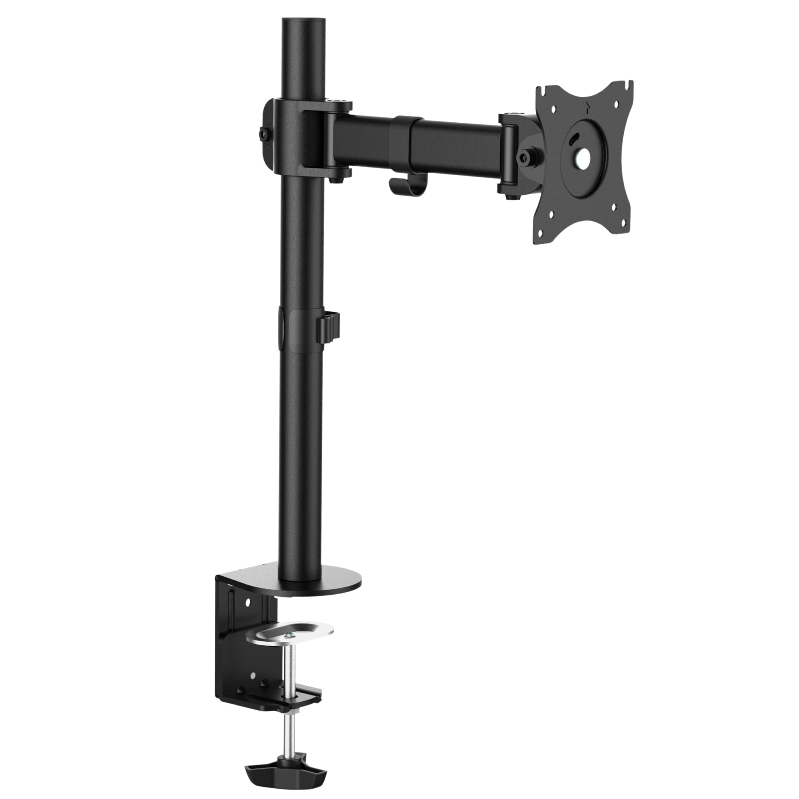 RICOO Single Monitor Stand Tilt TS5611 Swivel 12-30 Inch Universal VESA 75x75 100x100 Mount also Curved Screens Computer Monitor Bracket
