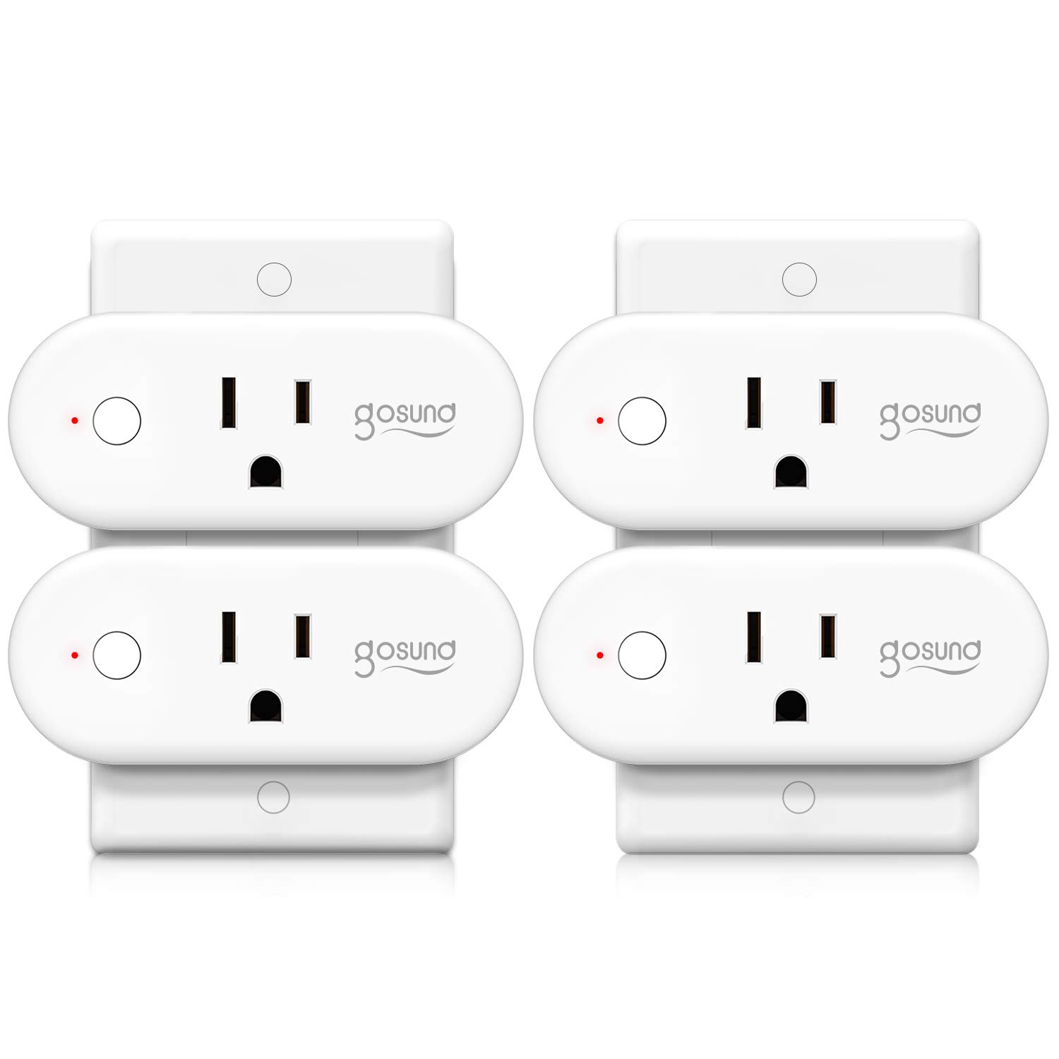 Smart Plug Gosund 16A Smart Home WiFi Outlet Work with Alexa Google Home, 4 Pack Mini Socket with Timer Function and Overload Protection, Support High Power Appliance, FCC Certification: Industrial & Scientific
