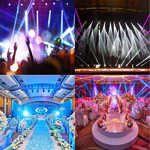 Stage Lights, KOOT 18 LEDs RGB DJ Lighting- Sound Activated Disco Up Light Controlled by Remote and DMX - Best for DJ Club Bar Wedding Show Christmas