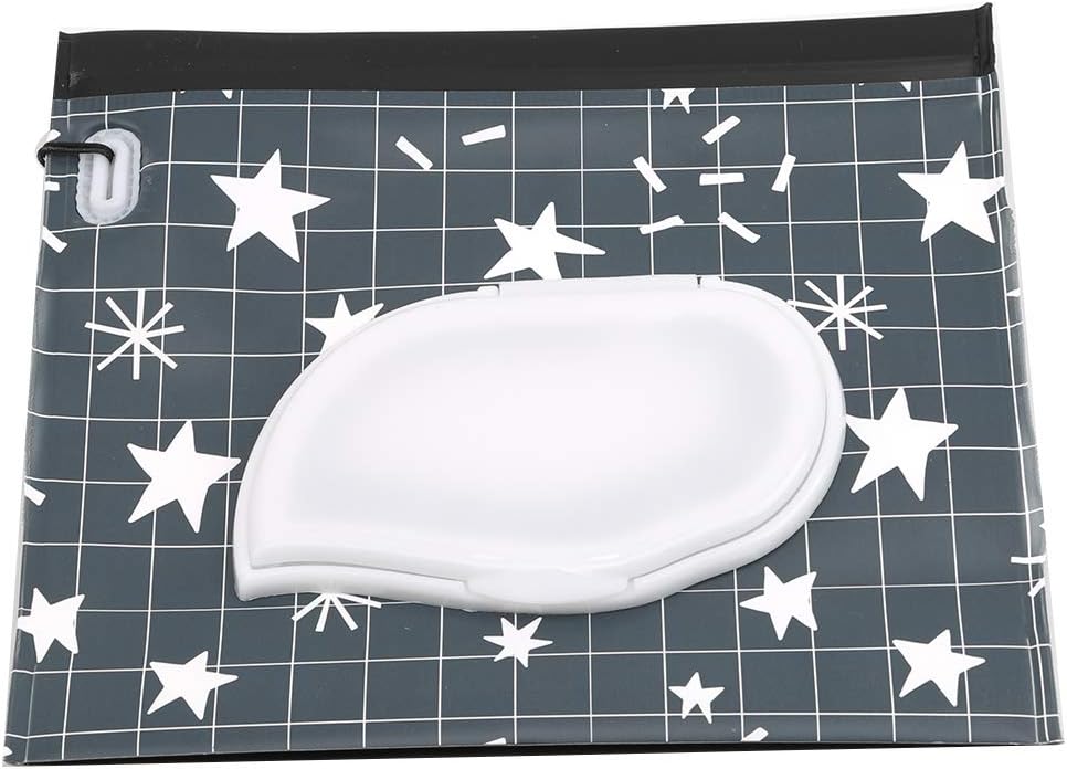 Pinhan Wet Wipe Pouch Travel Wipes Holder Case Reusable Refillable Wet Wipe Bag Travel Portable Baby Wipes Dispenser