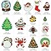 Christmas Iron On Patches, Satkago 15 Pcs Merry Christmas Iron On Appliques Snowman Embroidery Sequin Christmas Decorations Patches for Clothes Jackets Backpacks T-Shirt Jeans Skirt Vests Scar