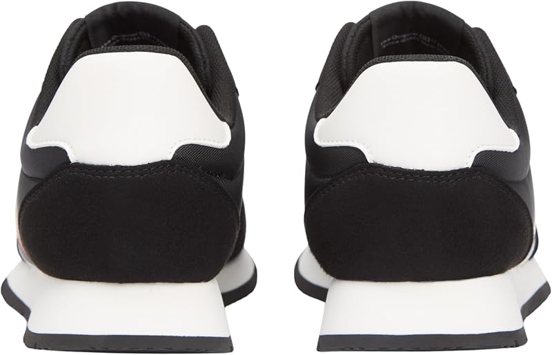 Runner Sneaker Hombre Classic Runner con Cordones, Negro (Black), 44