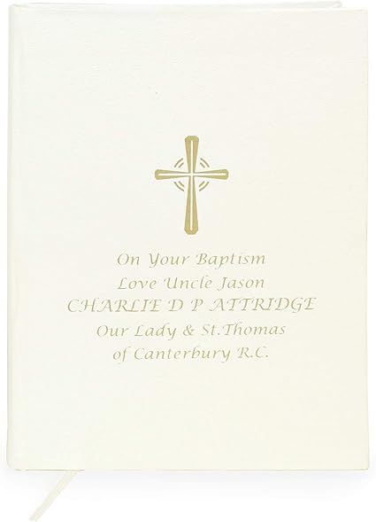personalised bible christening gift
