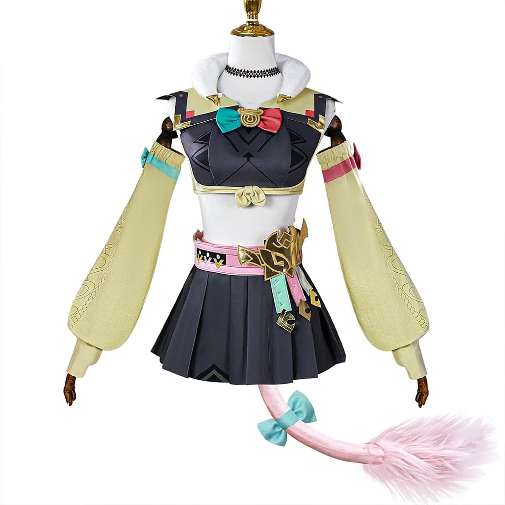 Photo 1 of KIRA KIRA Genshin Varesa Cosplay Costumes Doki-N Game Genshin Impact Natlan Varesa Cosplay Costume Outfits Plus Size (3XL)