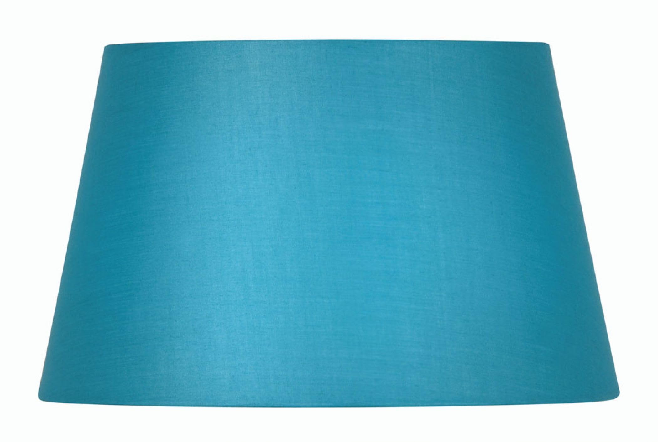 Oaks Lighting S901/8 BL Cotton Drum Shade, 8-inch, Blue
