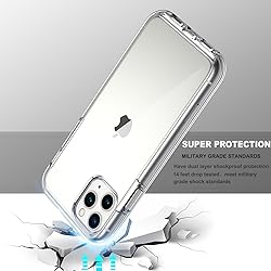 COOLQO Compatible for iPhone 11 Pro Case 5.8