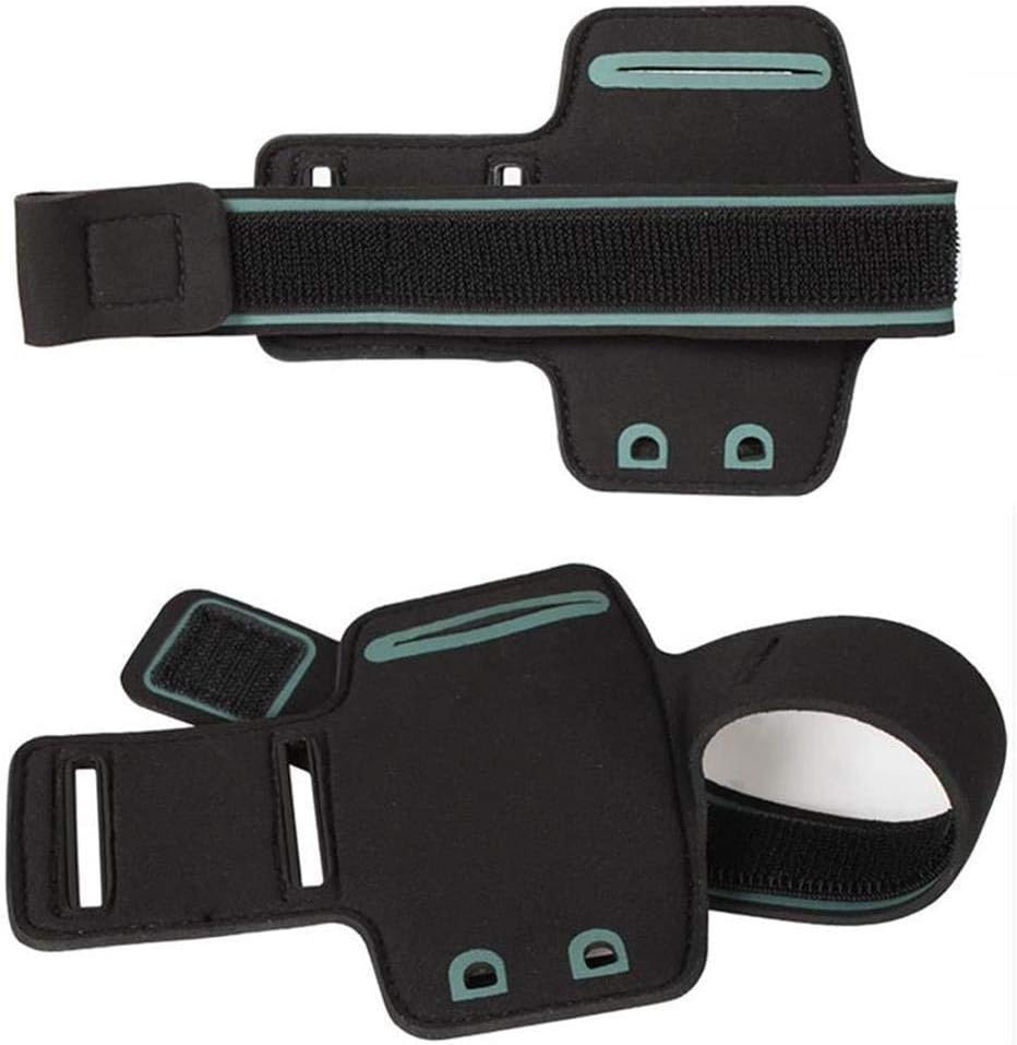 DeeFec Sports Wrist Armband for MP3 Players, Scratch Resistant with Sweatproof and Breathable MP3 Player Armbands,Suitable for Your Workout, Key Pocket and Earphone Hole - Black: GPS & Navigation