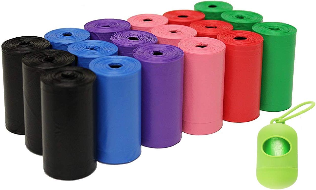 Singerhaus Poop Bags for Dogs, Dog Waste Bags Large Size 13" X 10", 24 Rolls (360 Bags), Biodegradable, Refill Rolls