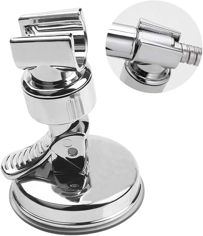 Cyberone Adjustable Suction Cup Shower Head Holder Adhesive, Handheld