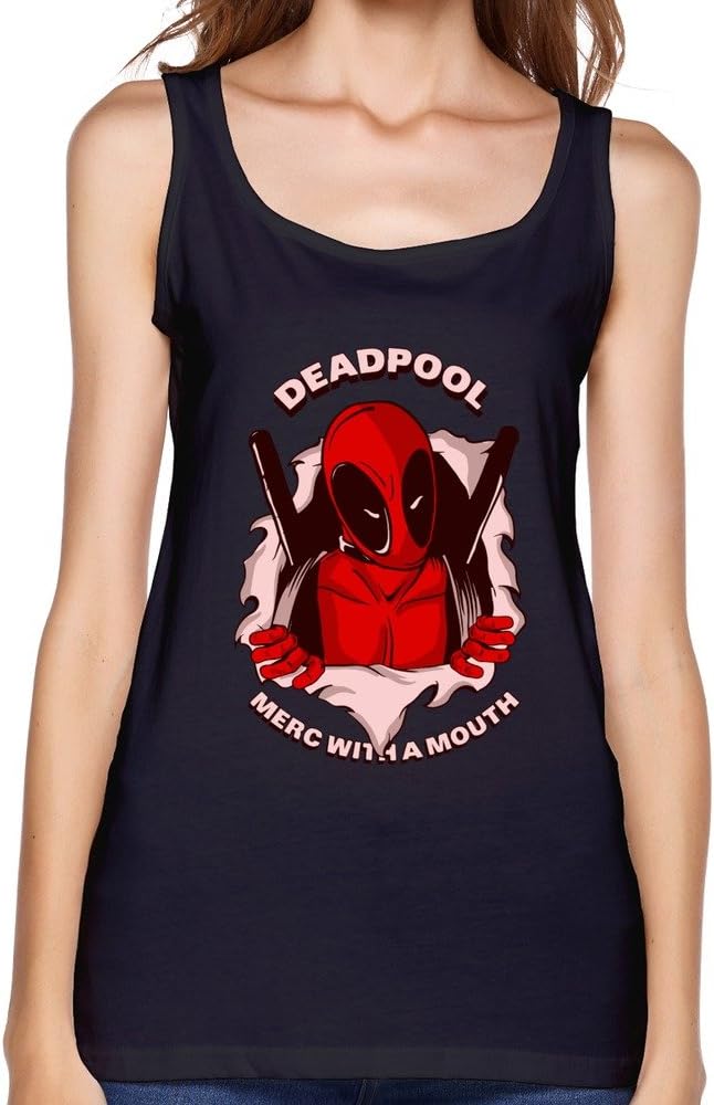TBTJ Women's Deadpool New Mutants Wade Wilson Tank Top