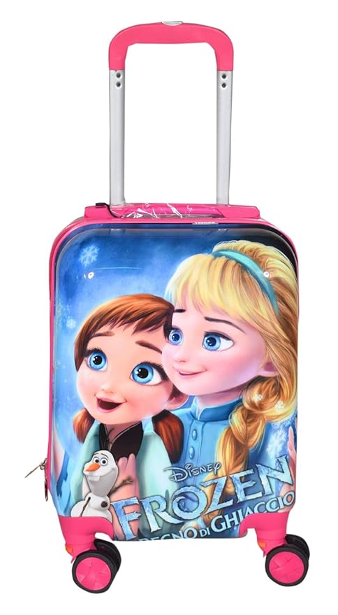 pink suitcase trolley