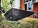 OneTigris Dream Giver Camping Hammock, with Bug Net & Tree Protective Straps (Black)