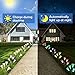 Digiroot Waterproof Outdoor Solar Garden Stake lights,2 Packs Solar Powered Garden Lights with 8 Lily Flower ,Multi-Color Changing LED Solar Stake Lights for Garden,Patio,Backyard Decor