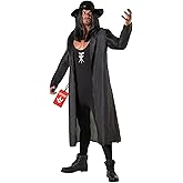 Morph The Undertaker Costume, WWE Undertakes Costume, WWE Costumes Adult, Halloween Costumes for Men