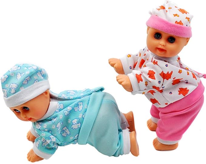 muñeca que gatea y llora