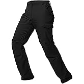 XEHEHAXA Men's Hiking Cargo Pants Waterproof Lightweight Quick Dry Outdoor Work Fishing Mountain Travel Stretch Pants