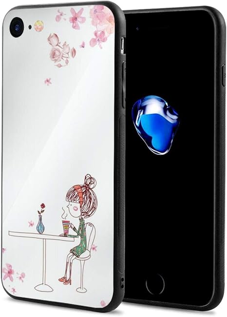 Amazon Co Jp 女の子 カジュアル スマホケース Iphone8 ケース Iphone7 ケース 保護 Iphoneケース すり傷防止 耐衝撃 軽量 耐久性 アイフォン スマホケース ホーム キッチン