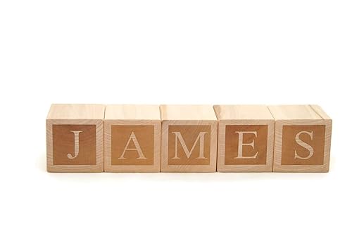 personalized wooden name blocks