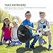 iSiLER Pop Up Soccer Goal, Portable Soccer Nets Size 4’, Two Foldable Soccer Nets with Carry Bag, Kids Soccer Goal 1.3lb Ultra-light Weight
