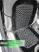 Zento Deals Black Wooden Beaded Plush Velvet Seat Cover Premium Quality Ultra Comfort Massage Cool Car Seat Cushion 35
