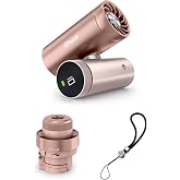 Shark ChillPill 2-in-1 Fan and Mist, Rose Gold, FA023 | 2-in-1 Cooling System, Handheld or Wearable, Indoor + Outdoor Dry-Touch Mist, 10 Speeds