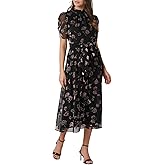 Shoshanna Womens Hudson Burnout Brittany Dress