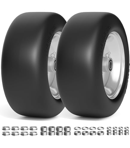 Amazon.com: 2PK Flat Free Front Wheel Tire for Toro Time Cutter Z