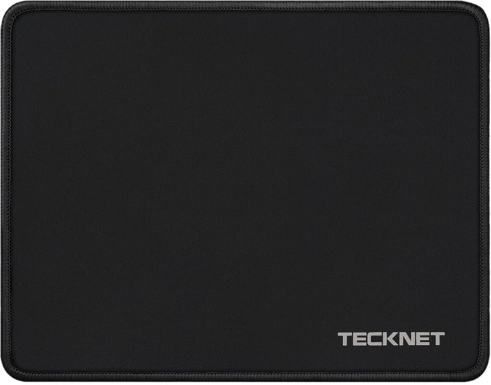 TECKNET Gaming Mouse Pad 270x210x3 mm Non-Slip Waterproof Stitched Edges
