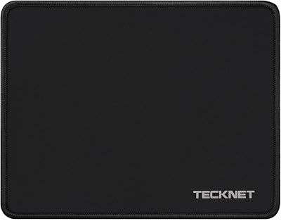 TECKNET Gaming Mouse Pad 270x210x3 mm Non-Slip Waterproof Stitched Edges