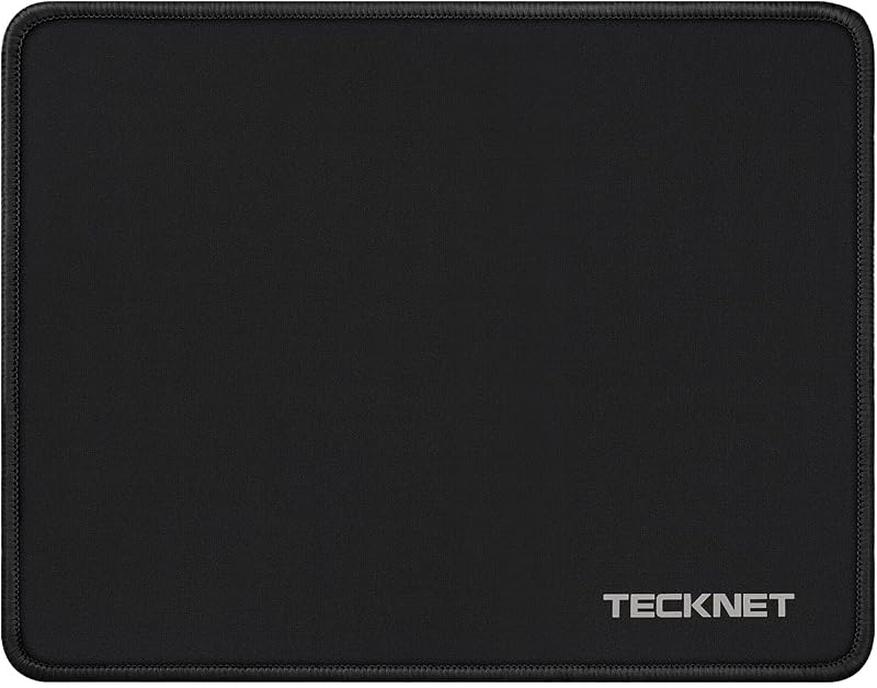 TECKNET Gaming Mouse Pad 270x210x3 mm Non-Slip Waterproof Stitched Edges