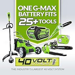 Alternative view of Greenworks 40V 12" Cordless String Trimmer, 2.0Ah Battery and Charger Included