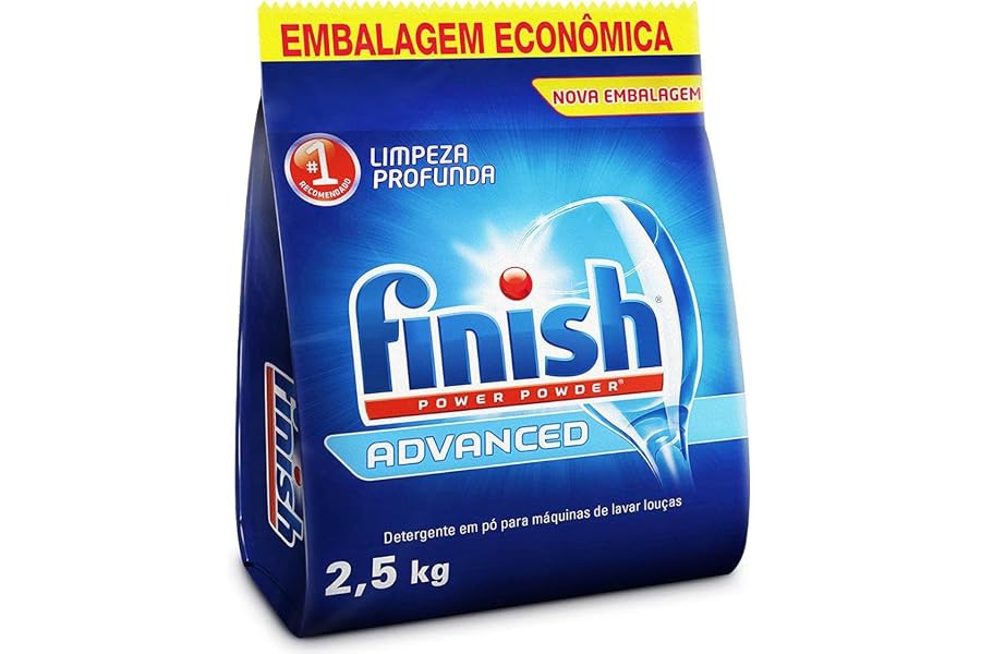 Finish Power Powder Advanced Detergente para Lava Louças em Pó 2,5kg