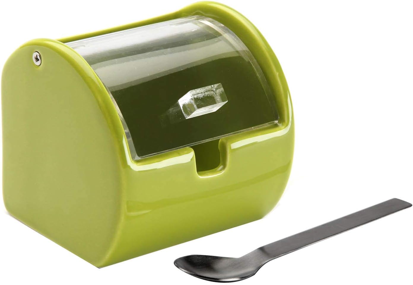 VERSA 18550655 Zuccheriera Verde 85x85x85 Ceramiche Casa E Cucina 