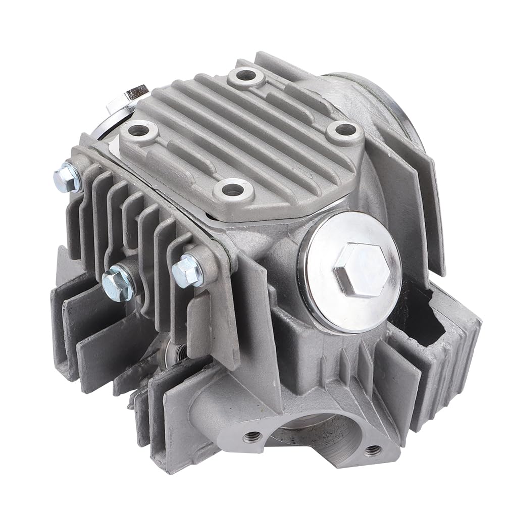 WOOSTAR 52.4mm Big Bore Cylinder Head 66mm Valves Replacement for 4 Stroke 110cc ATV 4 Wheeler Go Kart Scooter Dirt Pit Bike