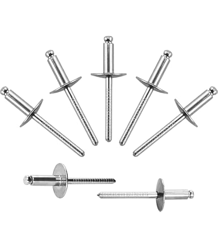Amazon.com: Fastenere Large Flange Pop Rivets - 3/16