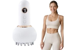 Yuonry Lymphatic Drainage Massager & Anti Cellulite Massage Tool, Helps Reduce Stretch Marks & Cellulite, for Legs, Arms & Belly, Body Sculpting Machine with Microcurrent, Light, Heat & Vibration