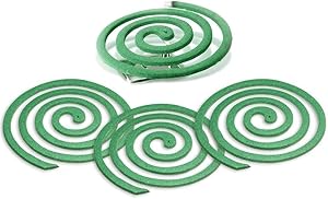 Lovhome Citronella Coils - Outdoor Use - Each Coil Could Last for 5-7 Hours - 2 Pack Contains 16 coils & 2 Coil Stands