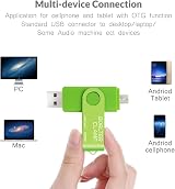 BORLTER CLAMP 128GB OTG USB Flash Drive Micro USB for Android Smartphone Tablet view 2