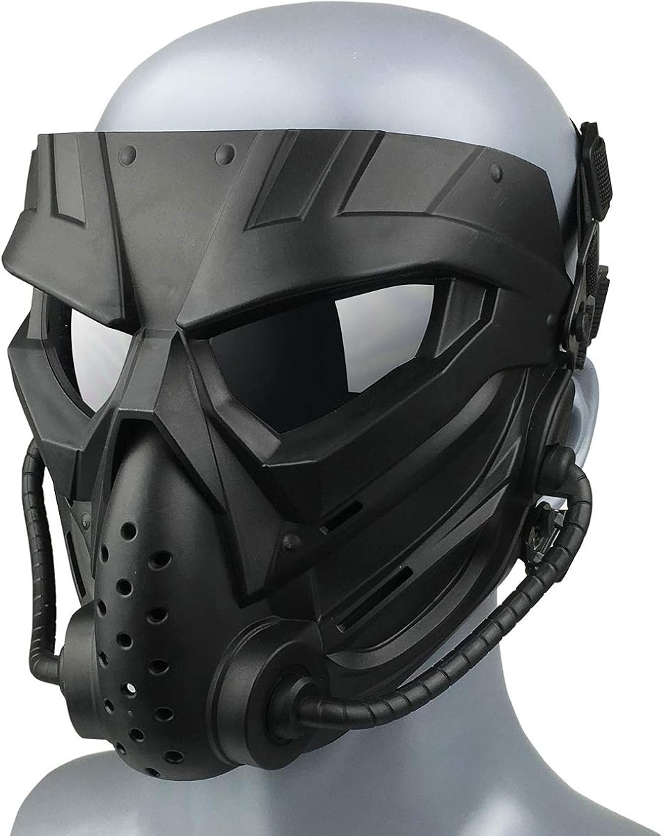 Airsoft Skull Masks Full Face Tactical Mask with AntiFog Lens